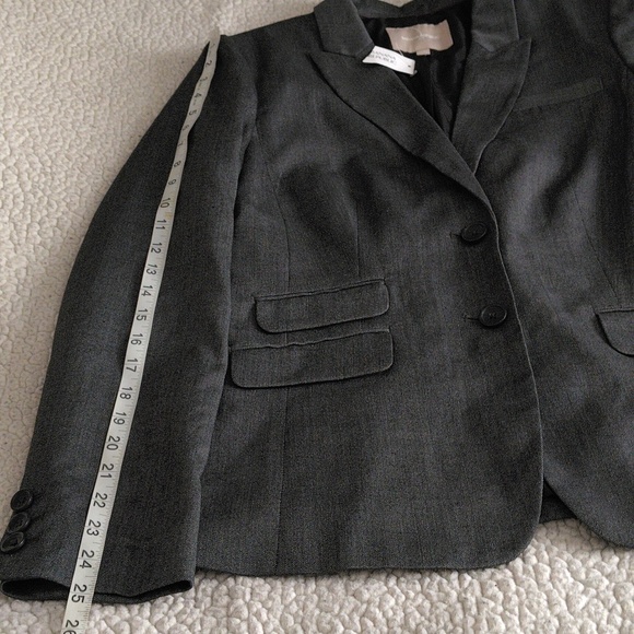 NWT Banana Republic Factory Size 14 Grey Blazer Jacket - Picture 7 of 16
